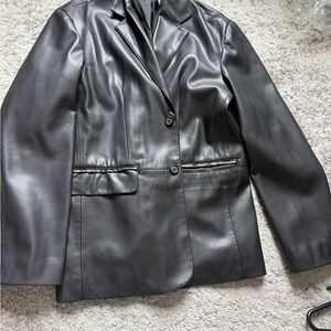 The Frankie Shop Olympia Black Blazer